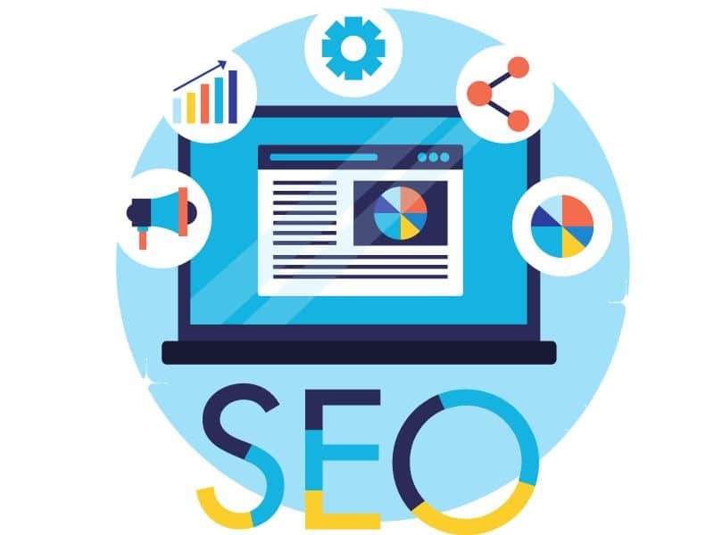 An Image of Search Engine Optimization written with few elements